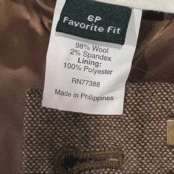 J. Crew Favorite Fit Wool Dress Pant Size 6P - Picture 6 of 14